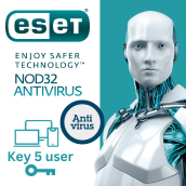 Eset Key 5 user Lifetime license