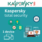 Kaspersky total Security 1 postes 1 Year