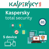 Kaspersky total Security 5 postes 1 Year