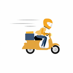 Delivery animated icon
